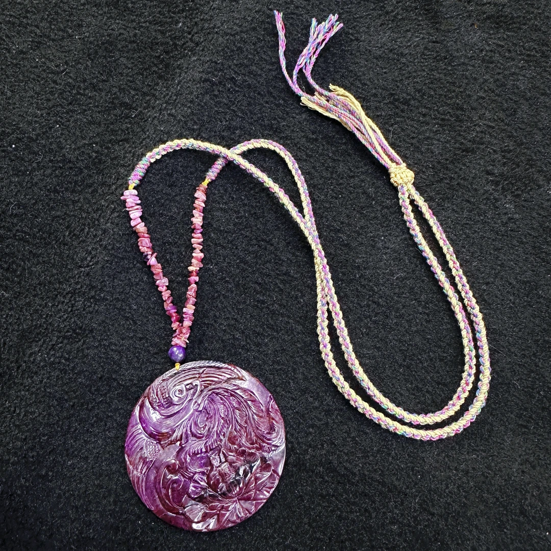 7119舒俱来满紫凤穿牡丹镯心牌套链多样性发一