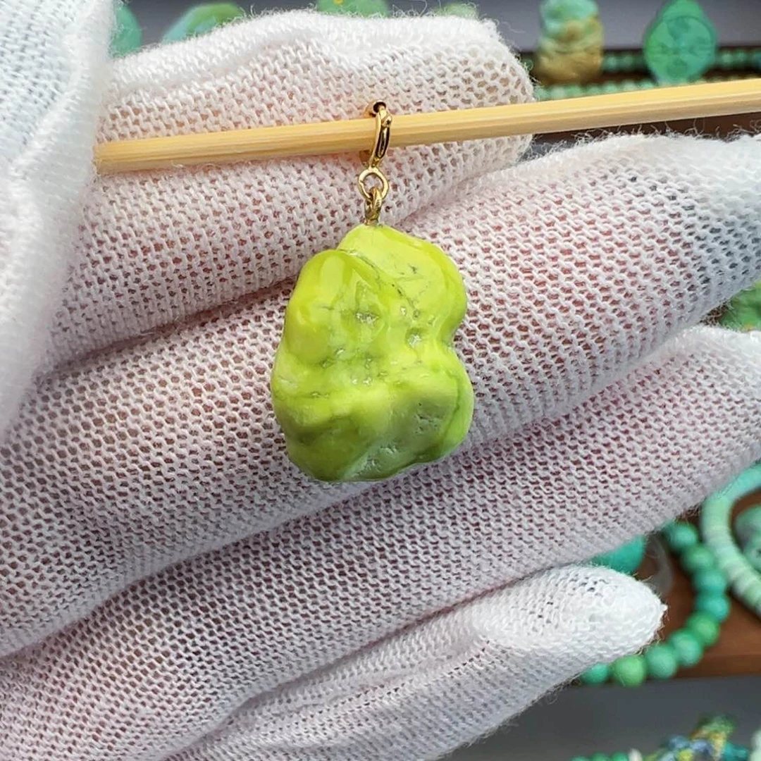 绿松石未镶嵌绿松石主播万丽