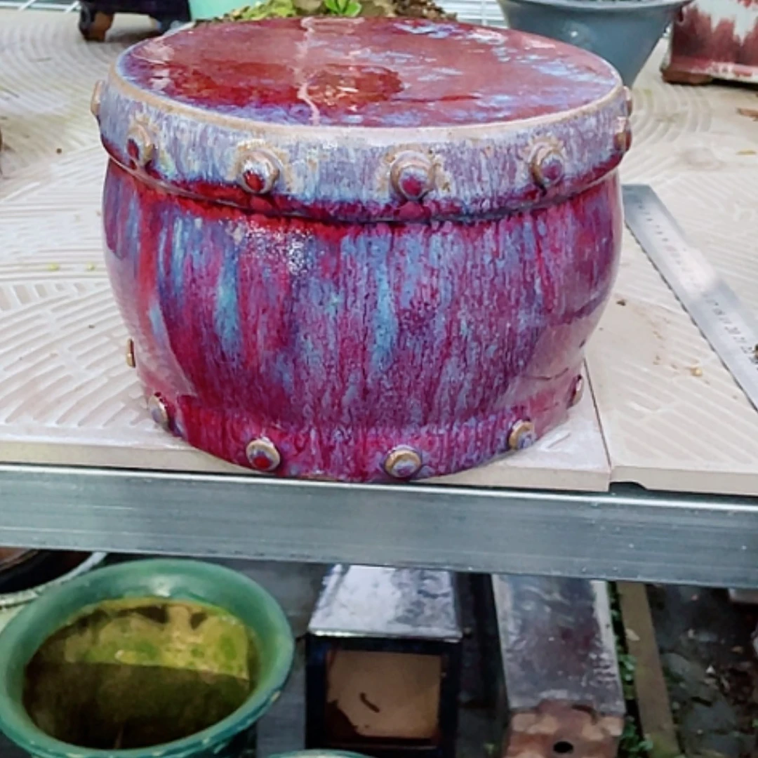 【闪购商品】道*中国风柴烧花盆