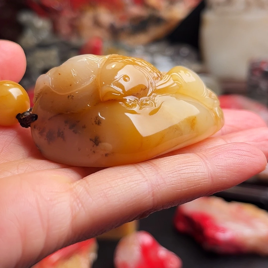 昌化石其他冻石手玩件