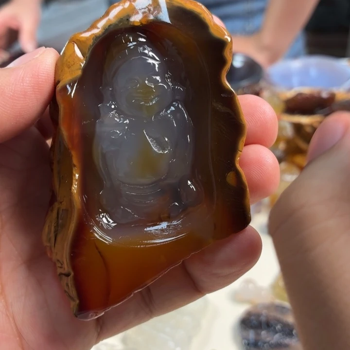 玛瑙/玉髓吊坠(不含链)未镶嵌