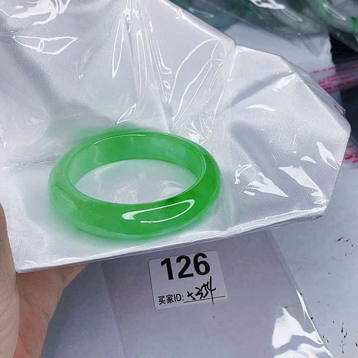 翡翠未镶嵌手镯一图一物实物为准