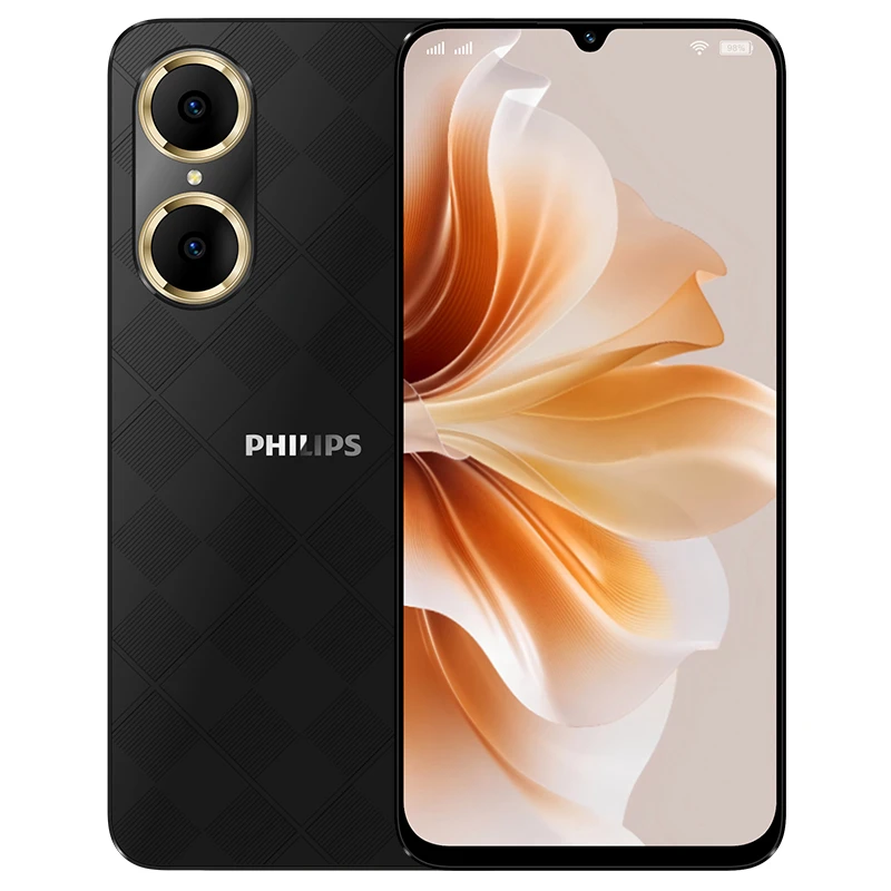 【正品】飞利浦全网通安卓智能手机6.5英寸大屏大容量长待机商务款