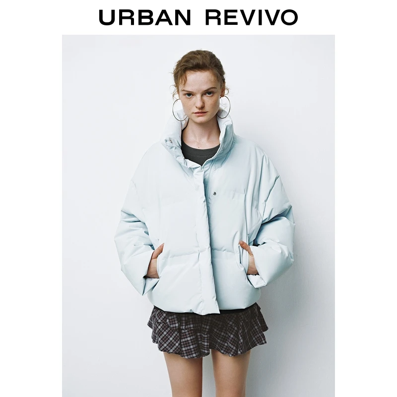 UR2025冬季新款女装休闲立领宽松羽绒服UYY150041+