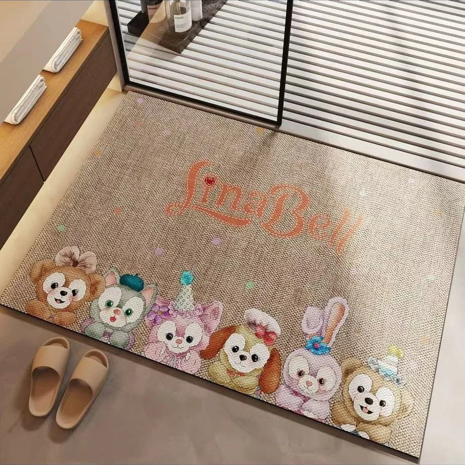 浴室地垫卫生间脚垫吸水防滑垫硅藻泥家用地毯洗手间专用脚踏垫子