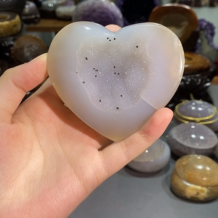 紫晶未镶嵌摆件紫晶