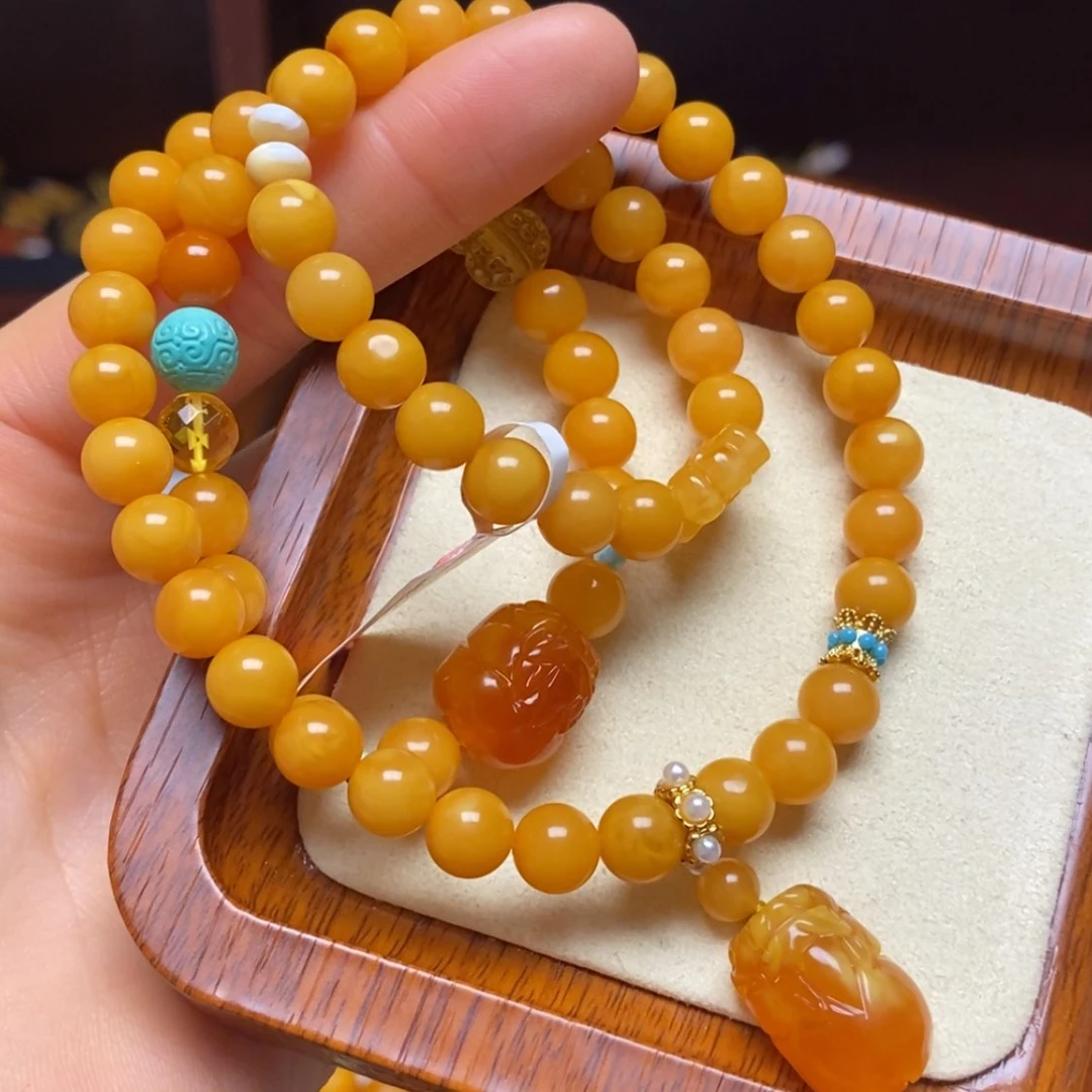 【闪购商品】蜜蜡手链未镶嵌手串