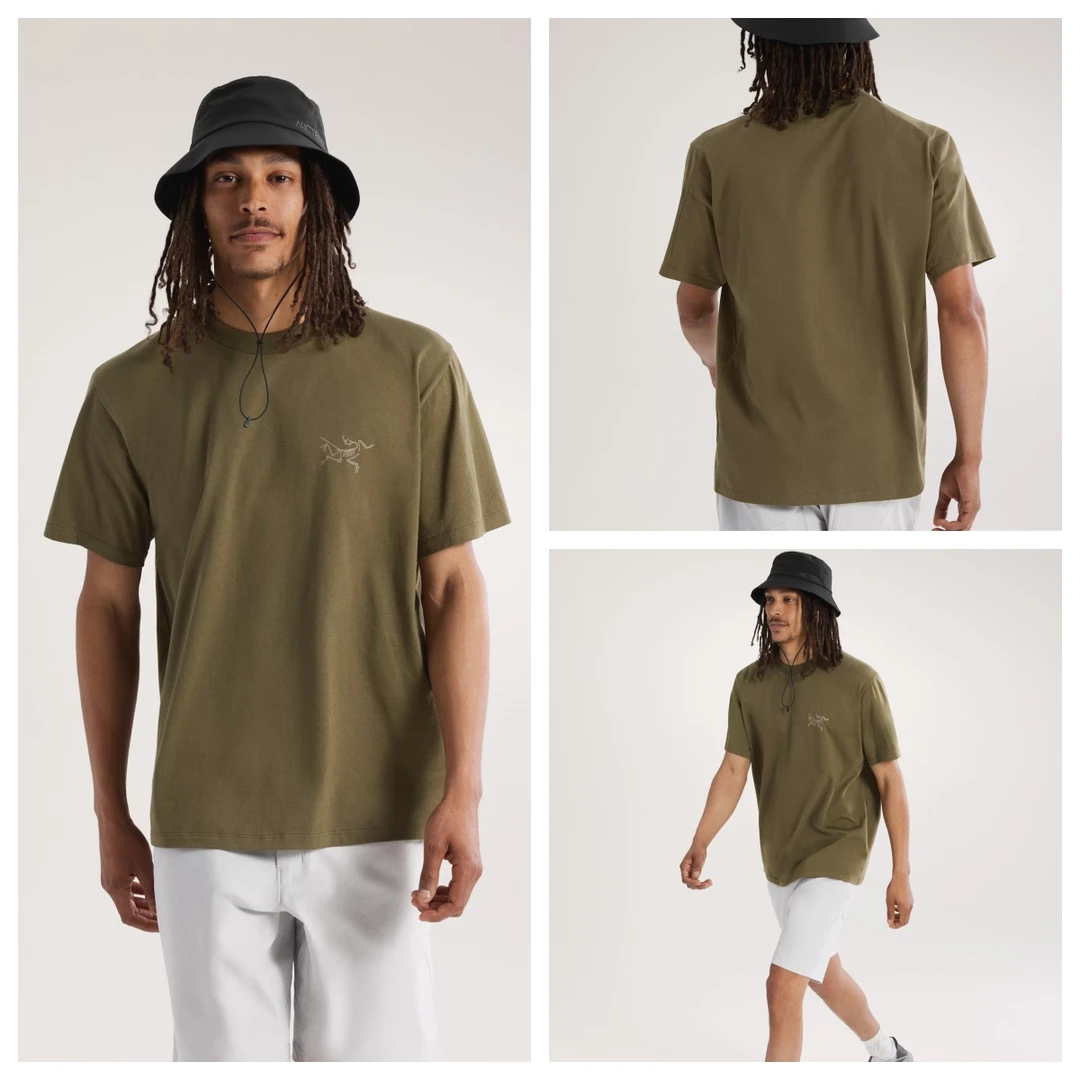 【Arcteryx|始祖鸟】Kragg SL 25年新款160gsm长绒棉柔软透气短袖