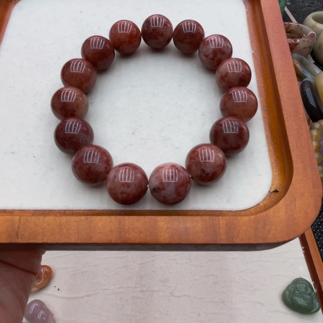 石英岩玉未镶嵌圈口齐全