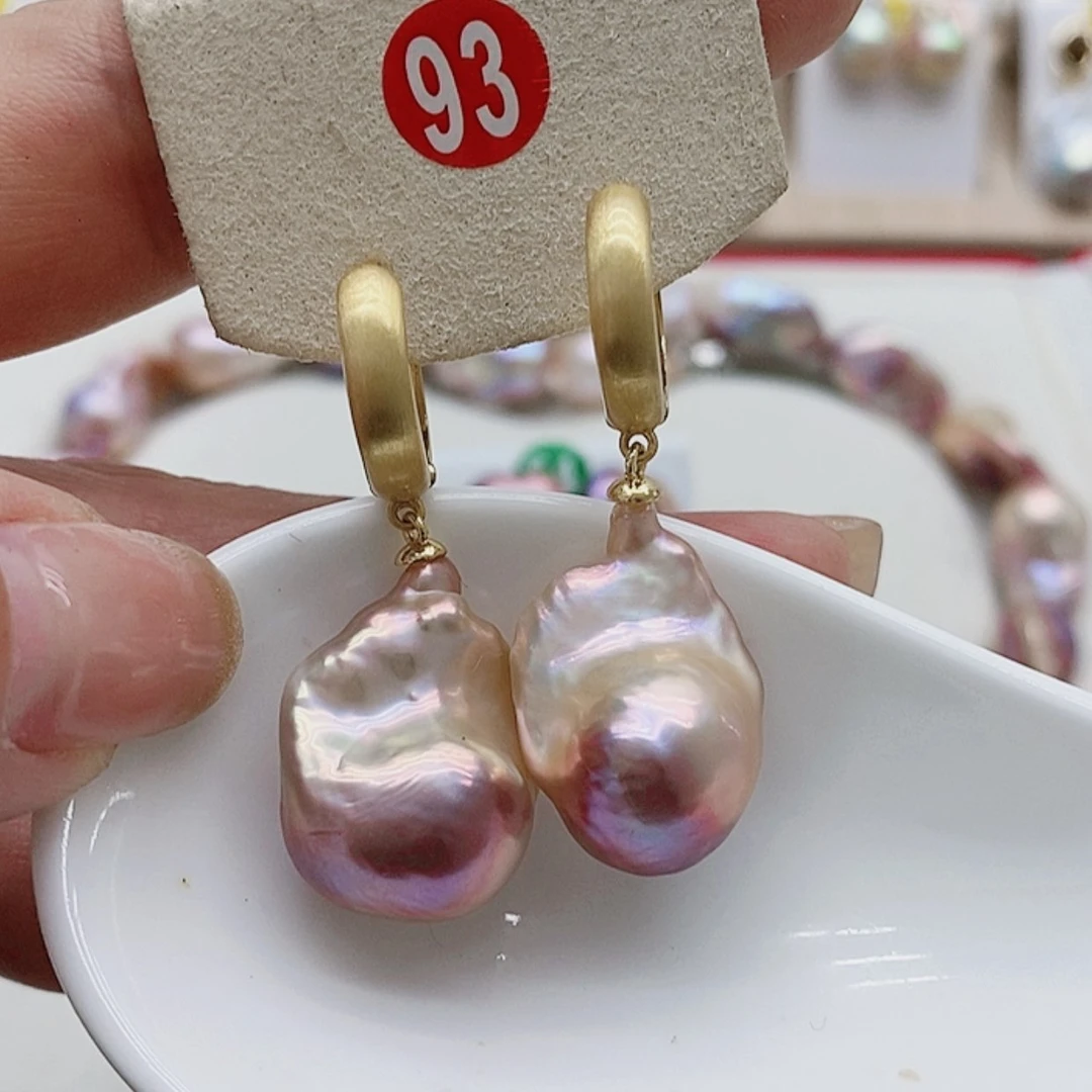 【闪购商品】淡水珍珠耳饰银S925镶嵌