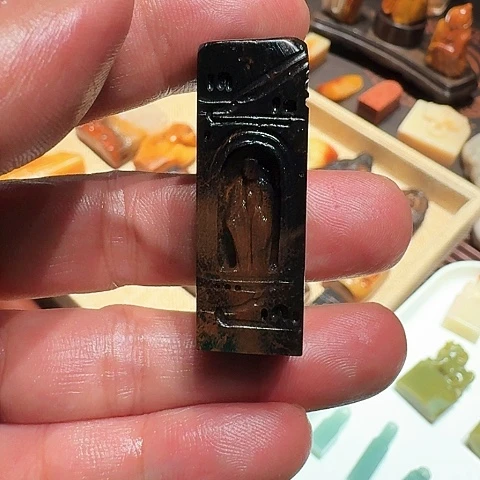 安***刻寿山石寿山寺坪石