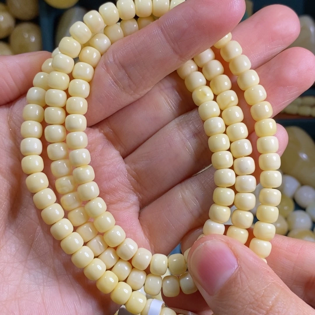 琥珀裸石未镶嵌6手串