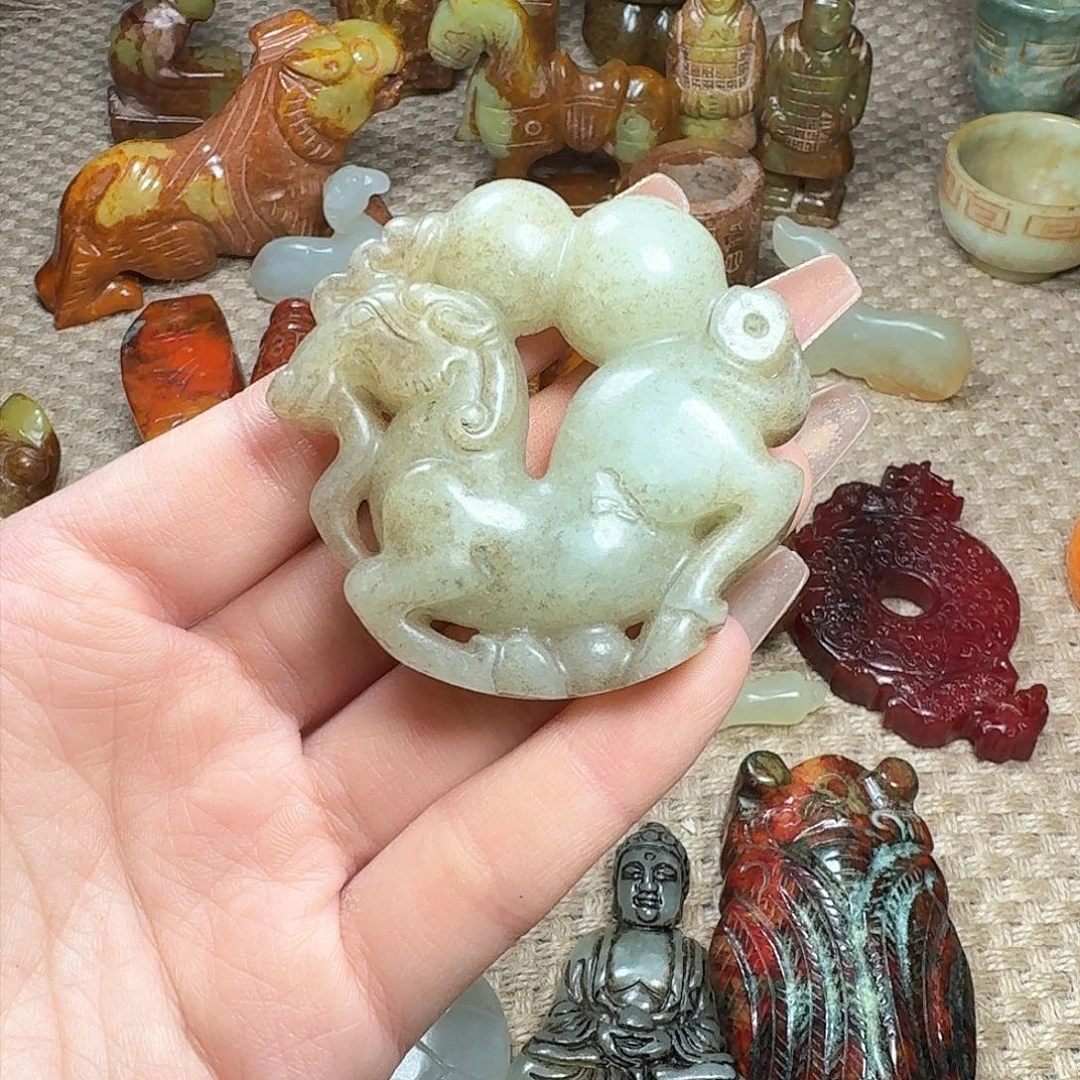 白玉菩提吊坠挂件