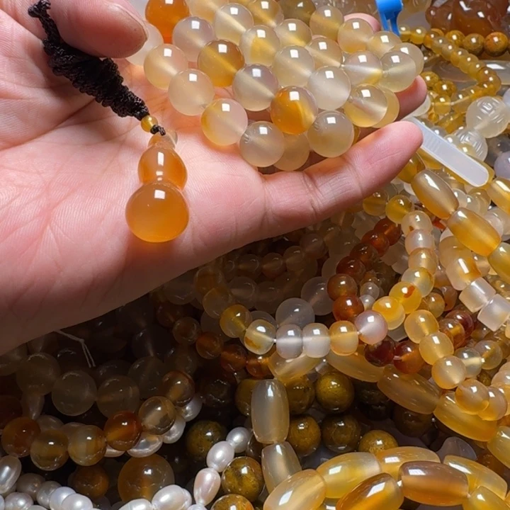 玛瑙/玉髓颈饰合金幸****行0065