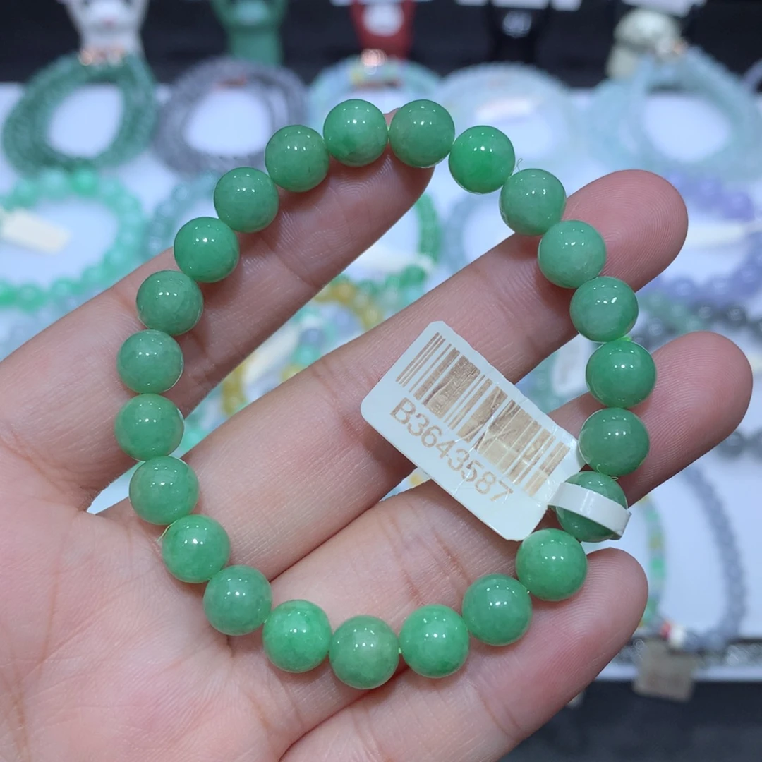 翡翠未镶嵌手串天然