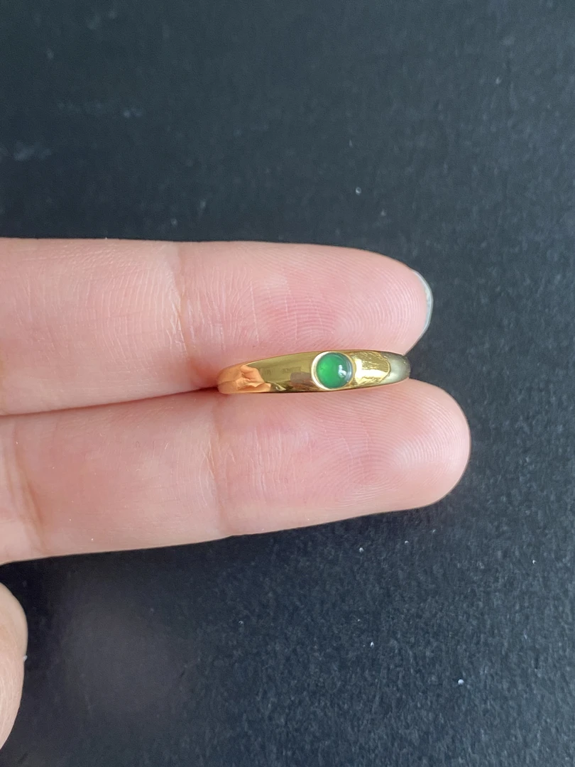 S925银翡翠轻奢款戒指