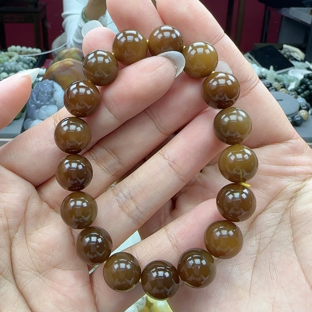 和田玉手链未镶嵌黎*