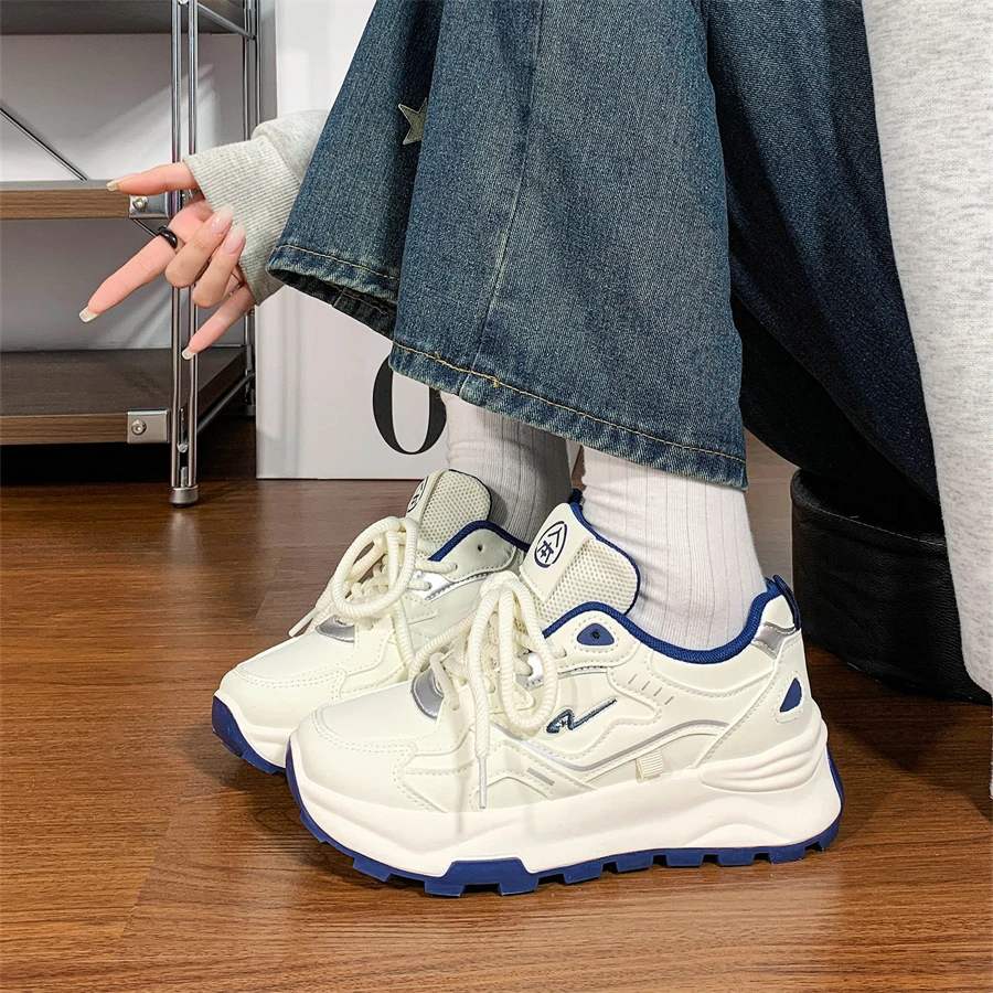 人本小众百搭运动鞋女清仓款2025年夏季爆款休闲运动潮流老爹鞋女