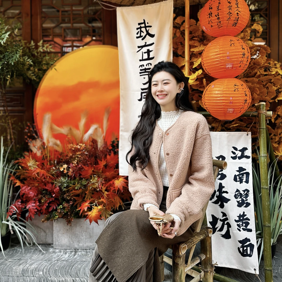 GIRDEAR/哥弟新款气质圆领小香风针织外套140067