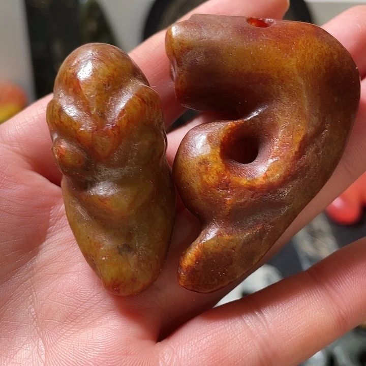 蛇纹石玉未镶嵌挂件