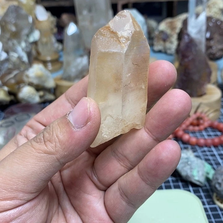 水晶水晶柱未镶嵌