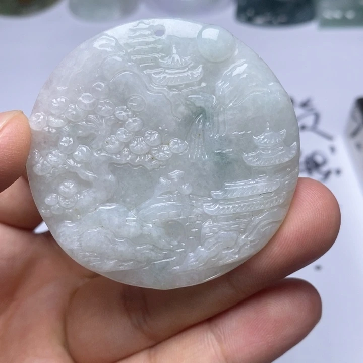 颈饰未镶嵌翡翠翡翠
