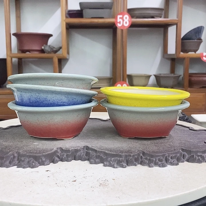 紫砂花盆瑕疵气孔黑点5-13。