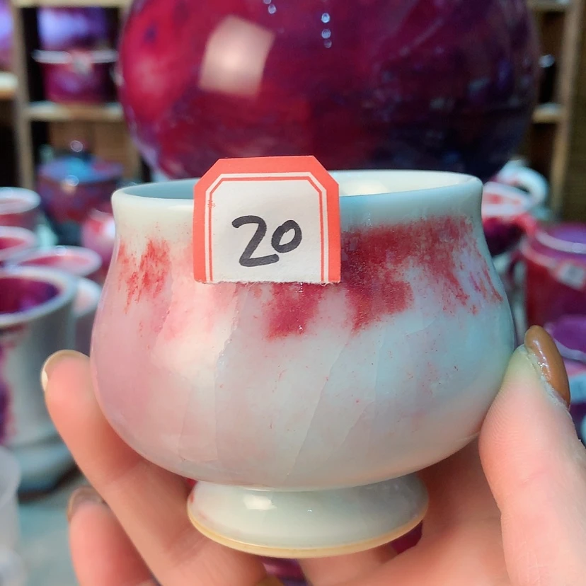 【闪购商品】无***！钧瓷主人杯摆件工艺品