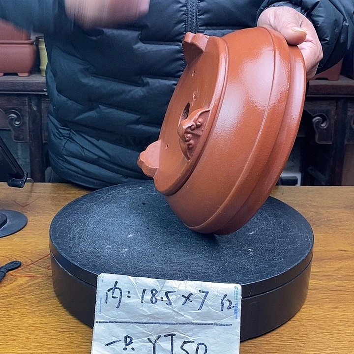 紫砂花盆货号一只YJ50