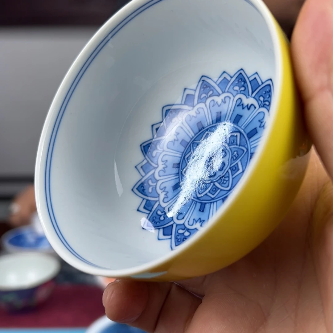 【闪购商品】摆件青花内绘杯子