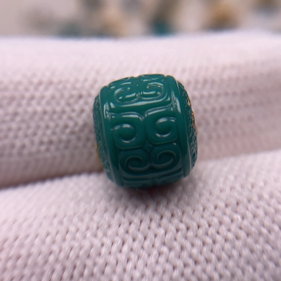 未镶嵌绿松石回纹老型10.5mm收藏款AA1009