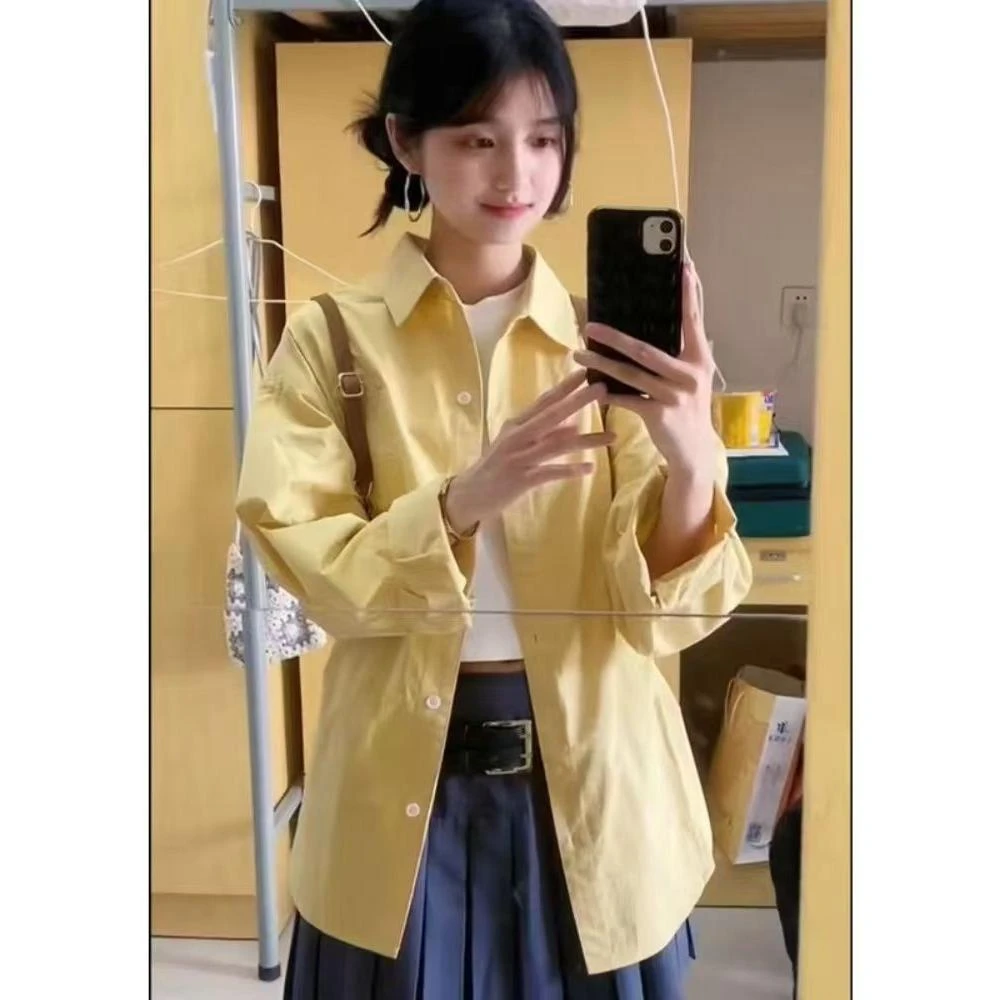 夏季短袖洋气春季新款女装透气衬衣宽松百搭衬衫上衣小清新休闲