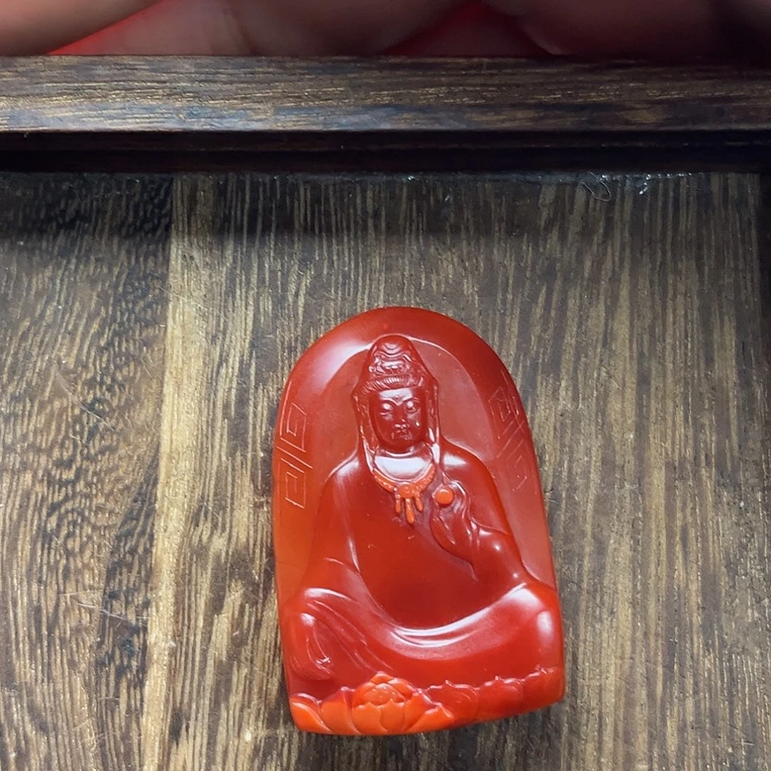 奇***记南红玛瑙未镶嵌颈饰