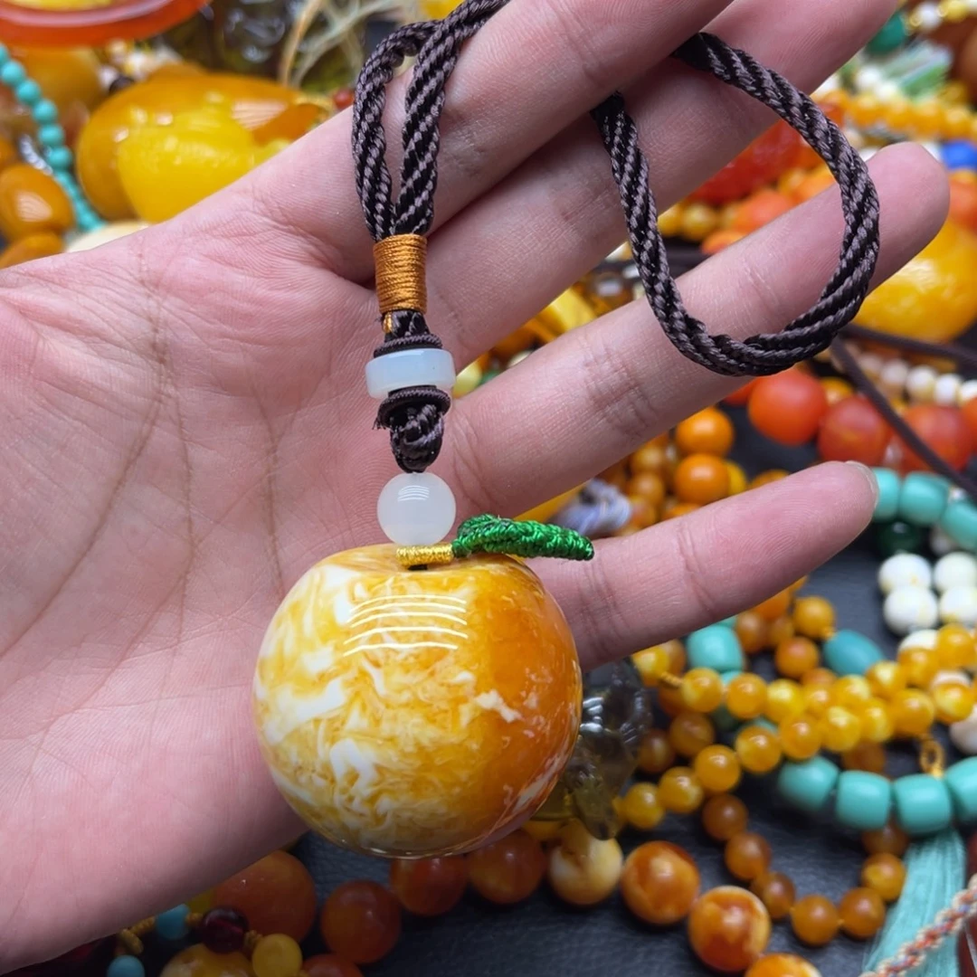 大尺寸苹果手把件