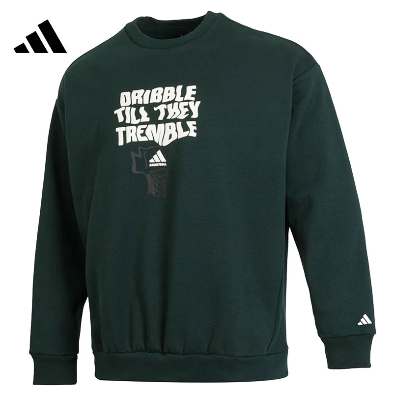 adidas阿迪达斯男子BB ACT GFX CW M针织圆领套衫JC6815