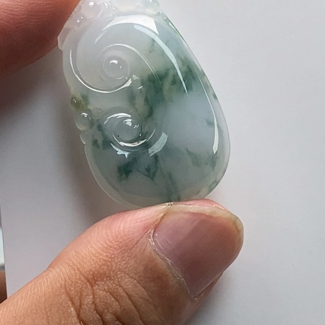 翡翠未镶嵌颈饰天然