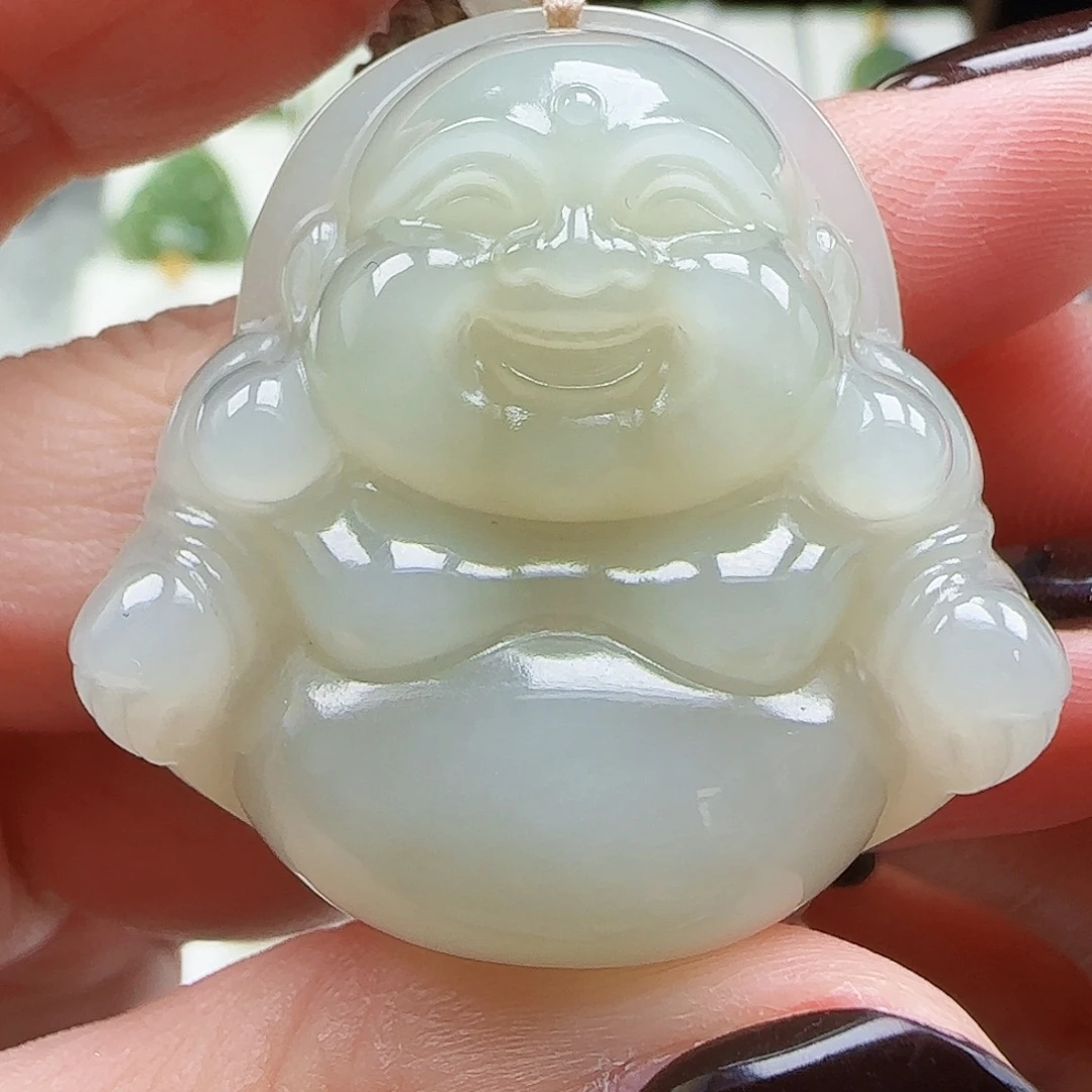 和田玉未镶嵌吊坠(赠链)