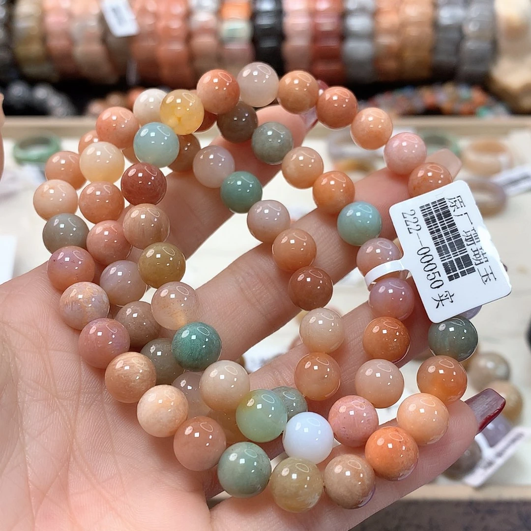 硅化珊瑚（珊瑚玉）手链未镶嵌E****坞573