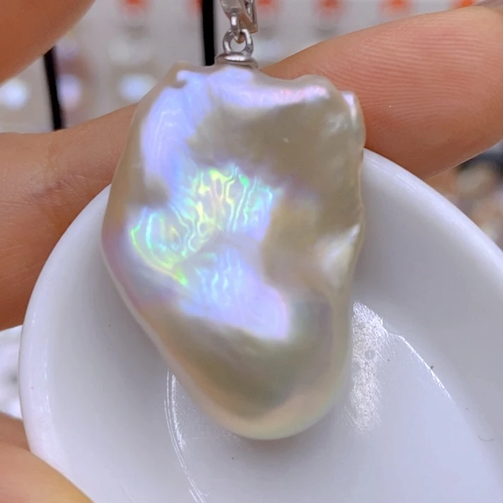 淡水珍珠吊坠(赠链)未镶嵌