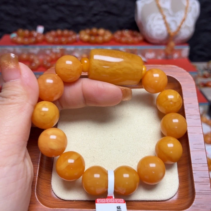 蜜蜡未镶嵌手链手串