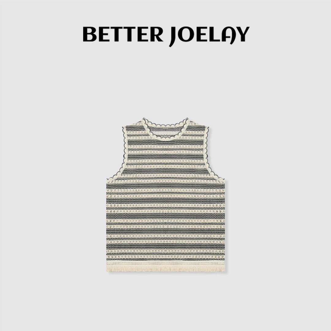 BETTERJOELAY -【清风派对】时尚吊带背心性感百搭气质休闲风GG0269
