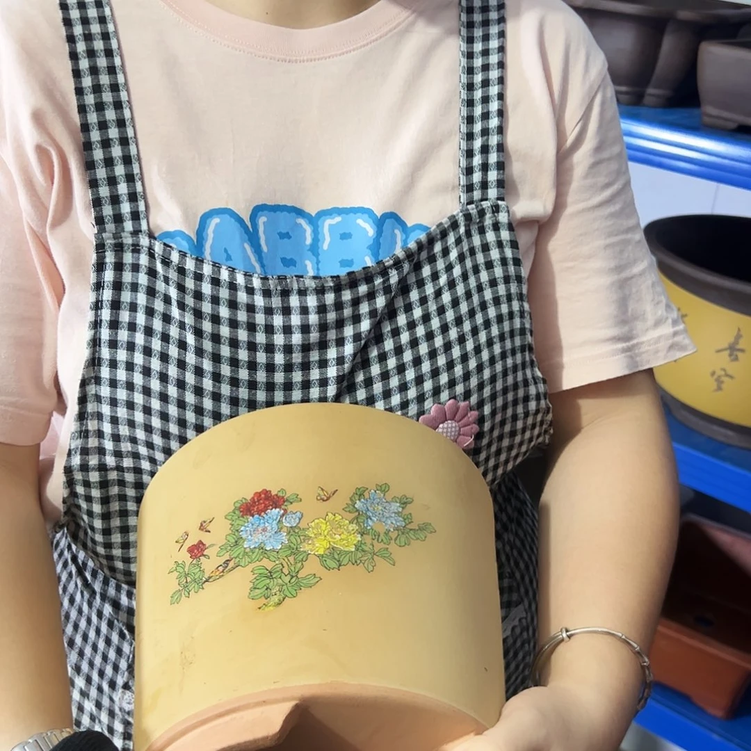 宜兴紫砂花盆花盆花开富贵特大号