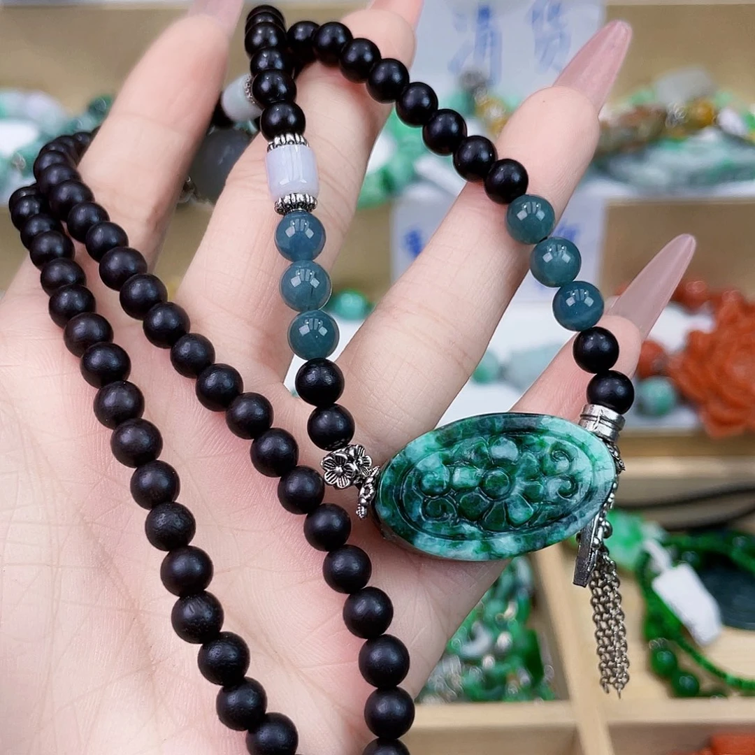 翡翠未镶嵌手链手链