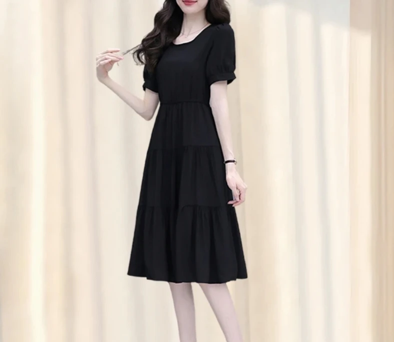 41 女士夏季百褶连衣裙-HY1