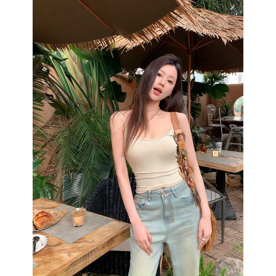 FORNI x YOYO Sunshine阳光 外穿修身多色吊带背心辣妹短款小背心