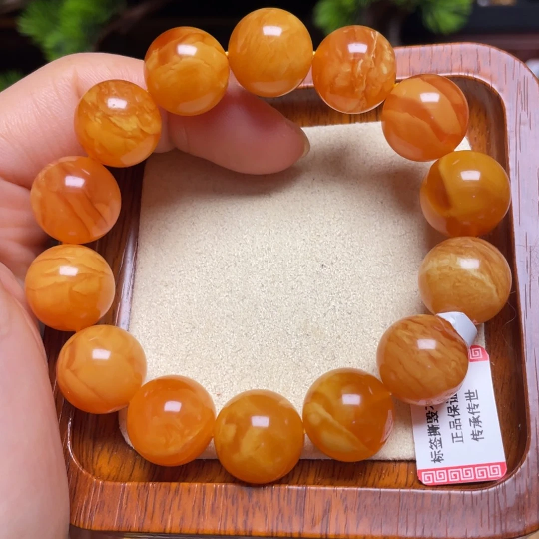 蜜蜡手链未镶嵌手串