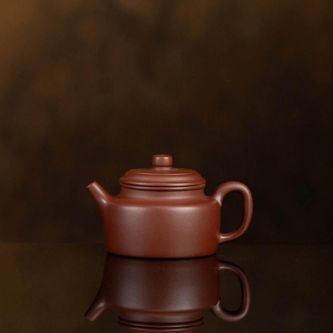 【利贞l德钟】原矿紫泥160cc手工制宜兴茶壶茶具DYTF