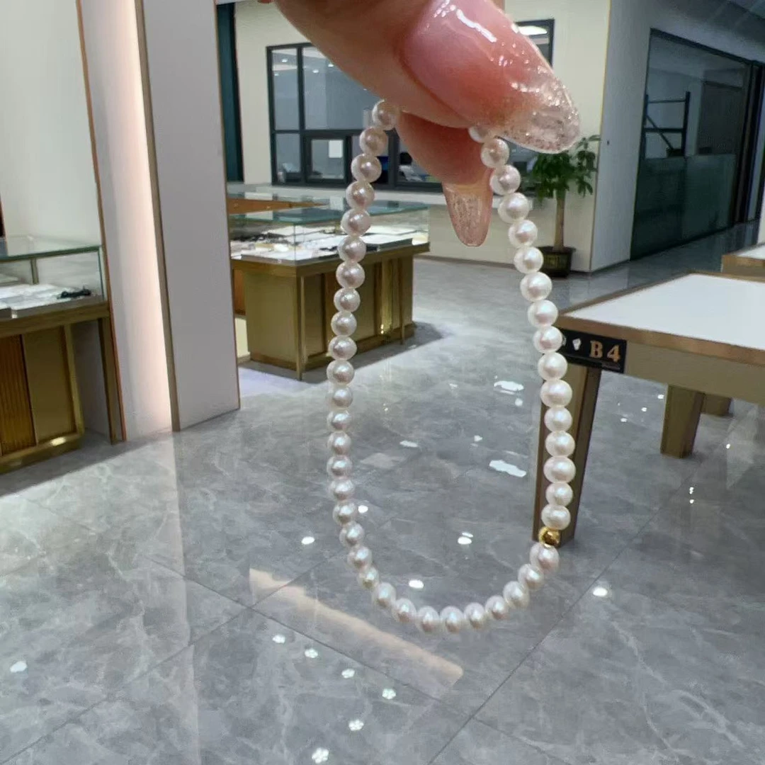 2502100025 ZS 珍珠18k卡4+手串  960079 （多样性发其一）
