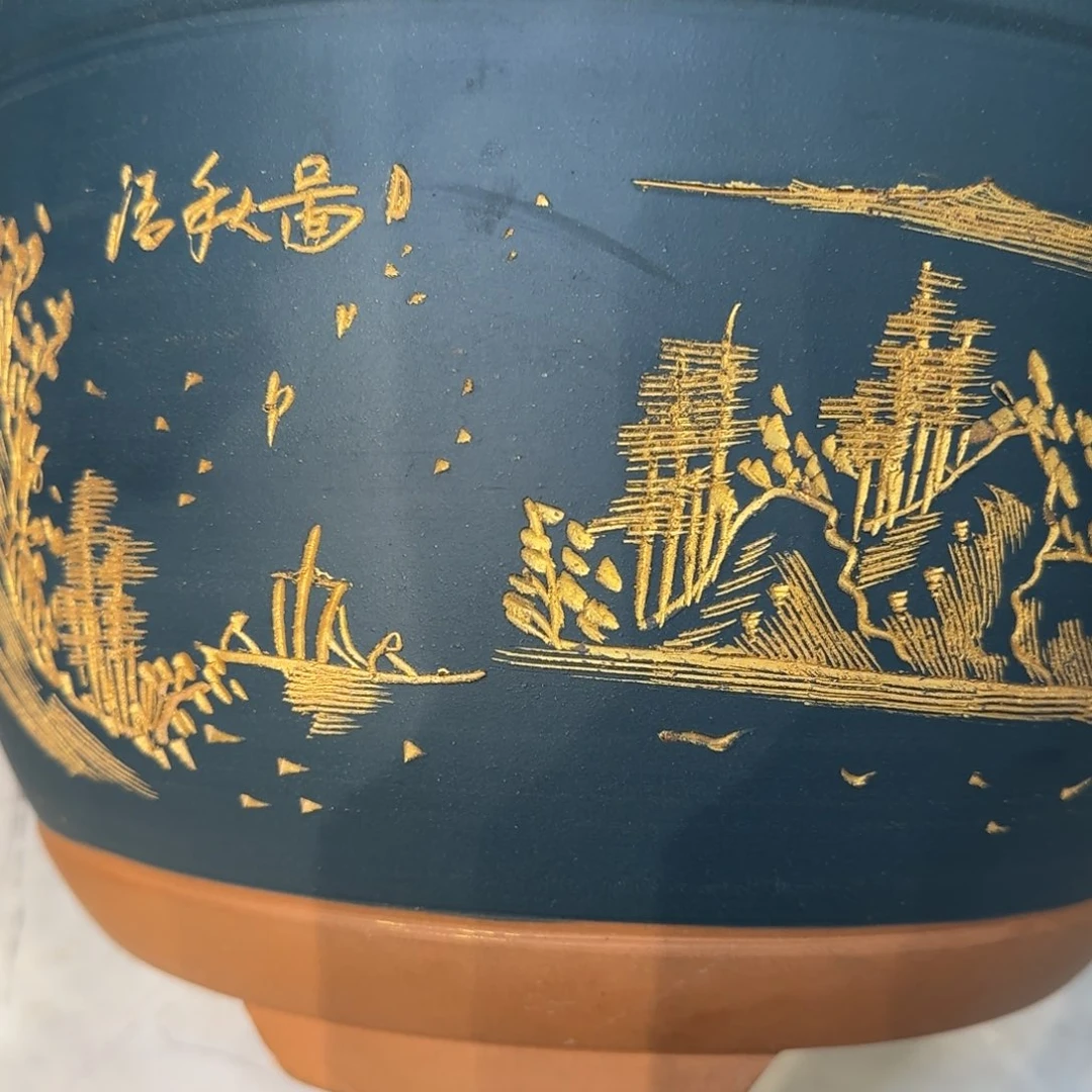 紫砂花盆口径30.20口径