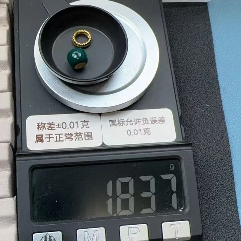 W足金黄金纯金卡环珐琅彩老型配件